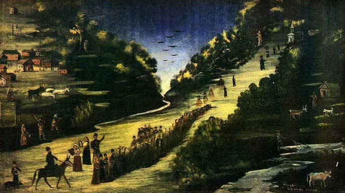 Festival on the Tzkhenis-tzkaly River